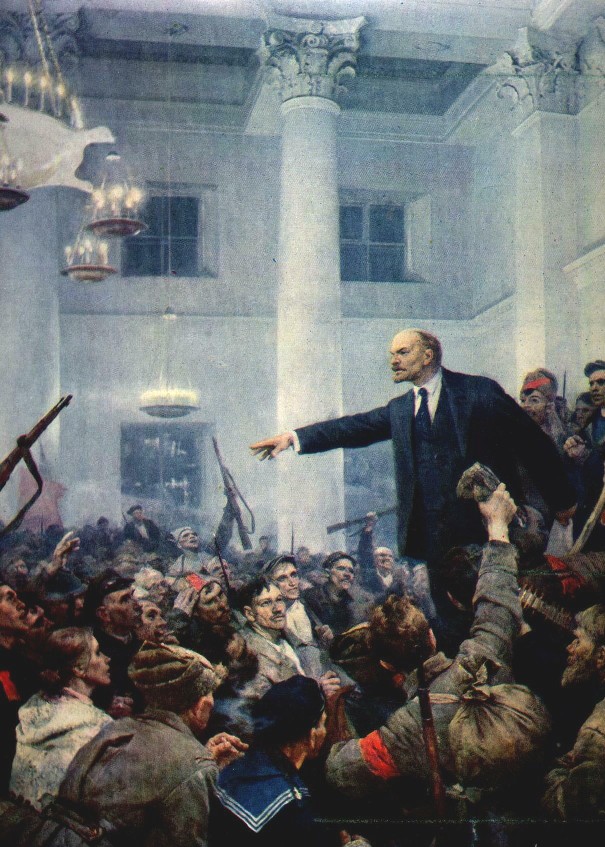 Ленин провозглашает Советскую власть, В. Серов