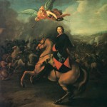 Петр I в Полтавской битве, Иоганн Готфрид Таннауер