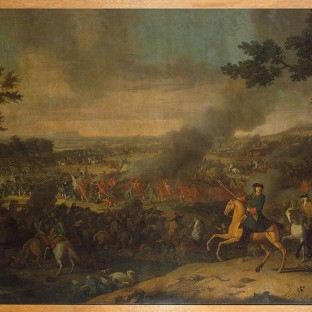 Петр Великий в Полтавской битве, Луи Каравак