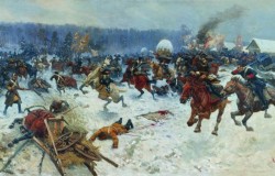 Атака шведов ярославскими драгунами у деревни Эрестфер 29 декабря 1701 года, М. Б. Греков