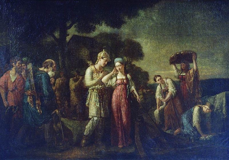 Первая встреча князя Игоря с Ольгой, Василий Кондратьевич Сазонов