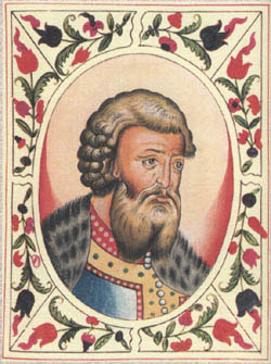 Всеволод III Юрьевич, миниатюра из «Царского титулярника»