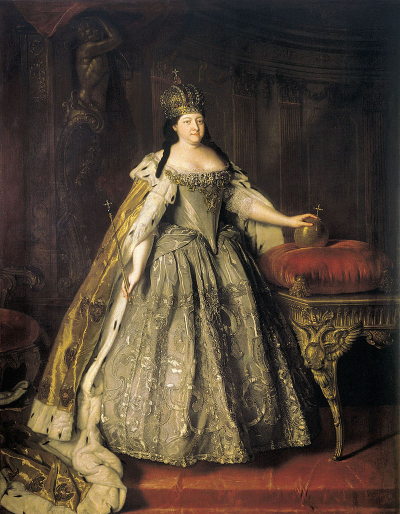 Портрет императрицы Анны Иоанновны, Луи Каравак