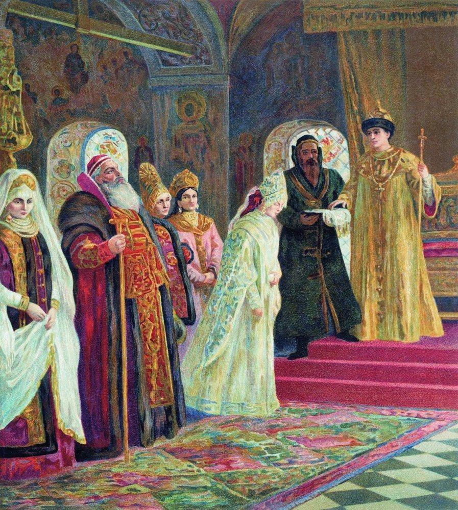 Выбор невесты царем Алексеем Михайловичем, Константин Егорович Маковский