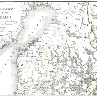 Генеральная карта Северной части Финляндии, служащая дополнением к Театру великой войны на Севере с 1700 по 1721 год, Д. П. Бутурлин