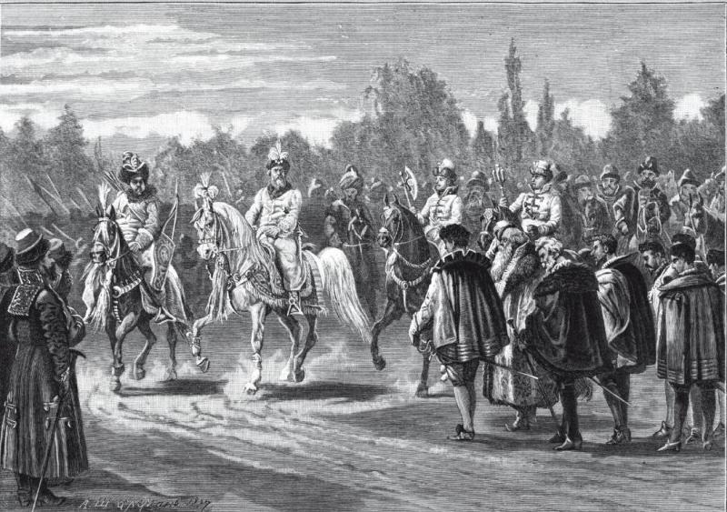 Встреча великого князя Василия III Иоанновича с послами императора Карла V под Можайском, Адольф Иосифович Шарлемань