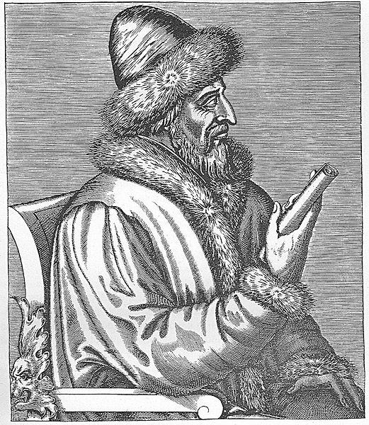 Великий князь Василий III Иоаннович, гравюра Андре Теве