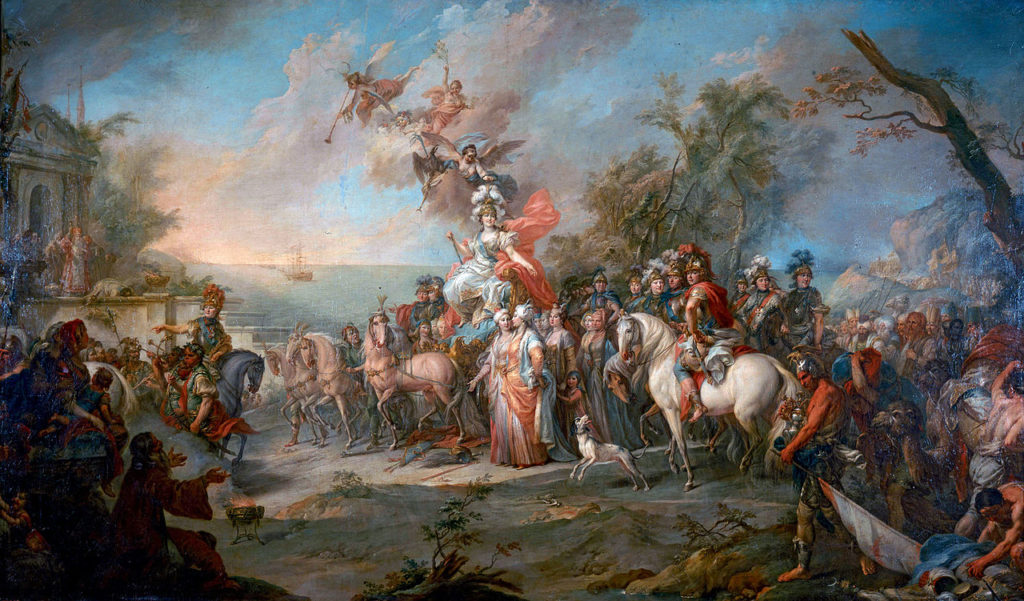 Аллегория на победу Екатерины II над турками и татарами, Стефано Торелли
