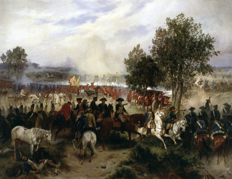 Принц Фердинанд из Брансуика во время битвы при Крефельде, Емил Гунтен