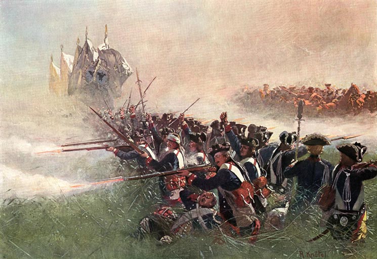 Первый батальон прусской лейб-гвардии в битве при Колине, Ричард Кетель