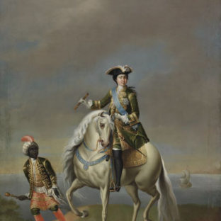 Конный портрет императрицы Екатерины I, Георг Кристоф Гроот