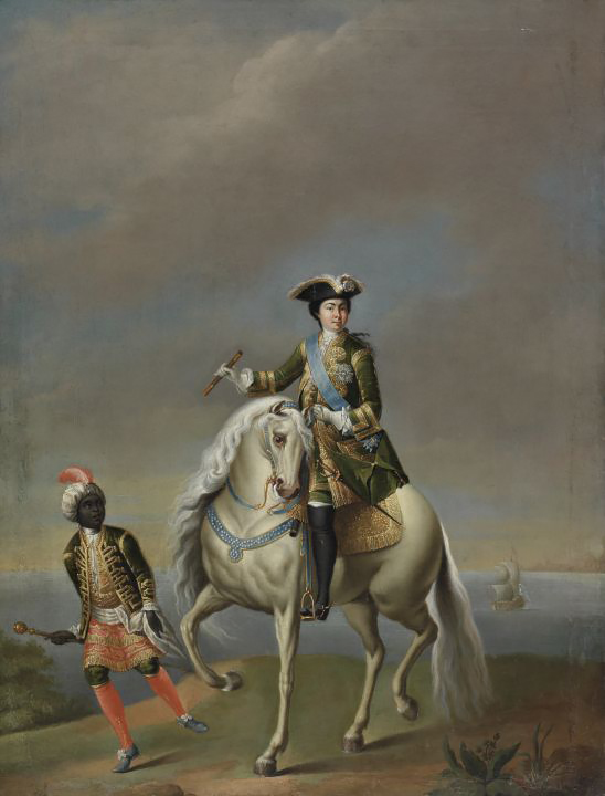 Конный портрет императрицы Екатерины I, Георг Кристоф Гроот