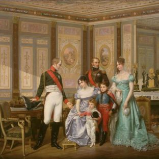 Императрица Жозефина принимает в Мальмезоне визит царя Александра I, Жан-Луи Виктор Вигер дю Виньо и Гектор Вигер
