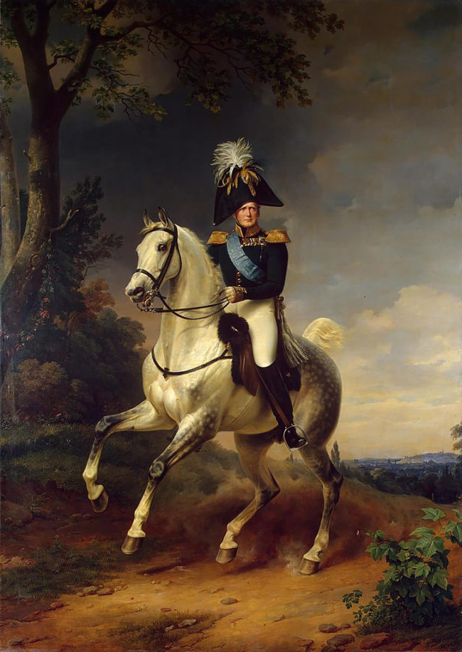 Портрет Александра I верхом на коне, Франц Крюгер