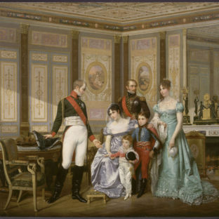 Александр I с императрицей Жозефиной и ее семьей, автор неизвестен