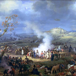 Бивуак накануне битвы при Аустерлице, 1 декабря 1805 г., Луи-Франсуа Лежен