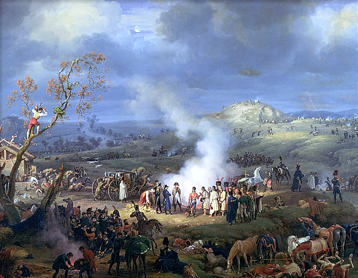 Бивуак накануне битвы при Аустерлице, 1 декабря 1805 г., Луи-Франсуа Лежен