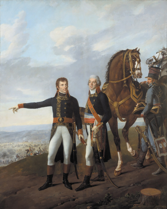Бонапарт и его начальник штаба Бертье в битве при Маренго, Жозеф Бозе, Робер Лефевр, Карл Верне