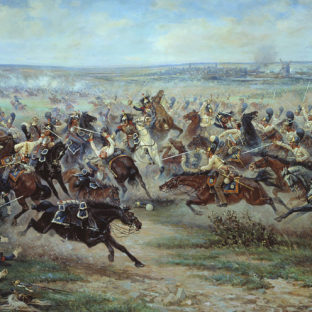 Атака русской лейб-гвардии в битве под Фридландом, В. В. Мазуровский