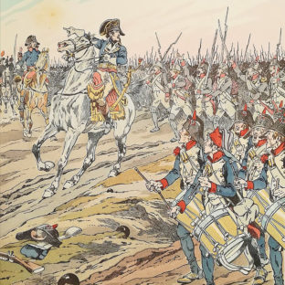 «Помните, что я привык спать на поле битвы»: Бонапарт своим солдатам в битве при Маренго, 14 июня 1800 г., Жак Мари Гастон Онфруа де Бревилль