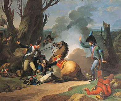 Смертельные травмы генерала Вальхуберт в битве при Аустерлице, Жан-Франсуа-Пьер Пейрон