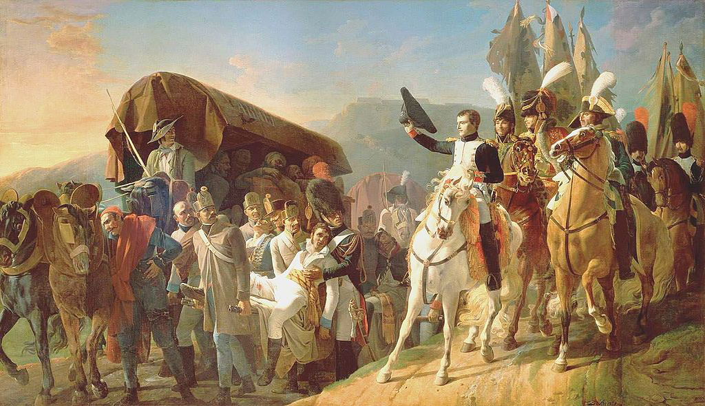 Наполеон отдает дань мужеству солдат после битвы при Ульме, Жан-Батист Дебре