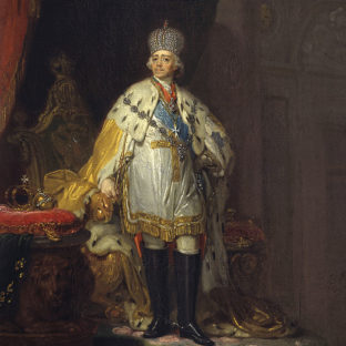 Портрет Павла I в мантии «Далмация», В. Л. Боровиковский