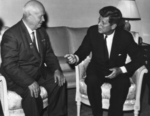 Встреча Джона Ф. Кеннеди с Никитой Сергеевичем Хрущевым в Вене, автор неизвестен