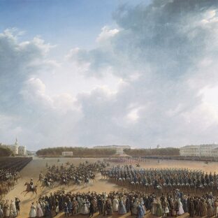 Парад на Царицыном лугу 6 октября 1831, Григорий Чернецов