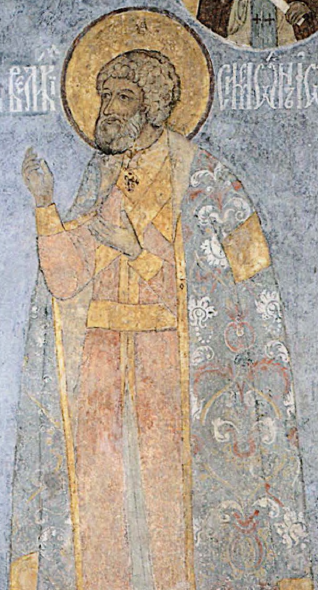 Фреска с изображением Симеона I Гордого, Архангельский собор Московского Кремля